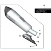 BMW Carbon Fiber Heat Shield - R 1200 RT (K52) - R 1250 RT (K52)