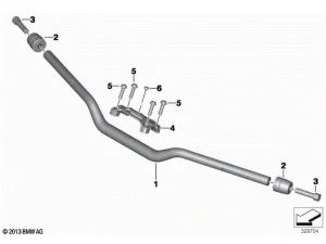 BMW Cylindrical screw - F750GS - F850GS - F900R/XR/GS/GSA - M1000R - S1000R (K63)/XR (K69)