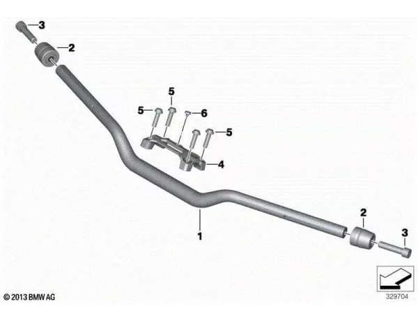 BMW Cylindrical screw - F750GS - F850GS - F900R/XR/GS/GSA - M1000R - S1000R (K63)/XR (K69)